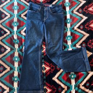 women’s 28/5 cinch flare jeans